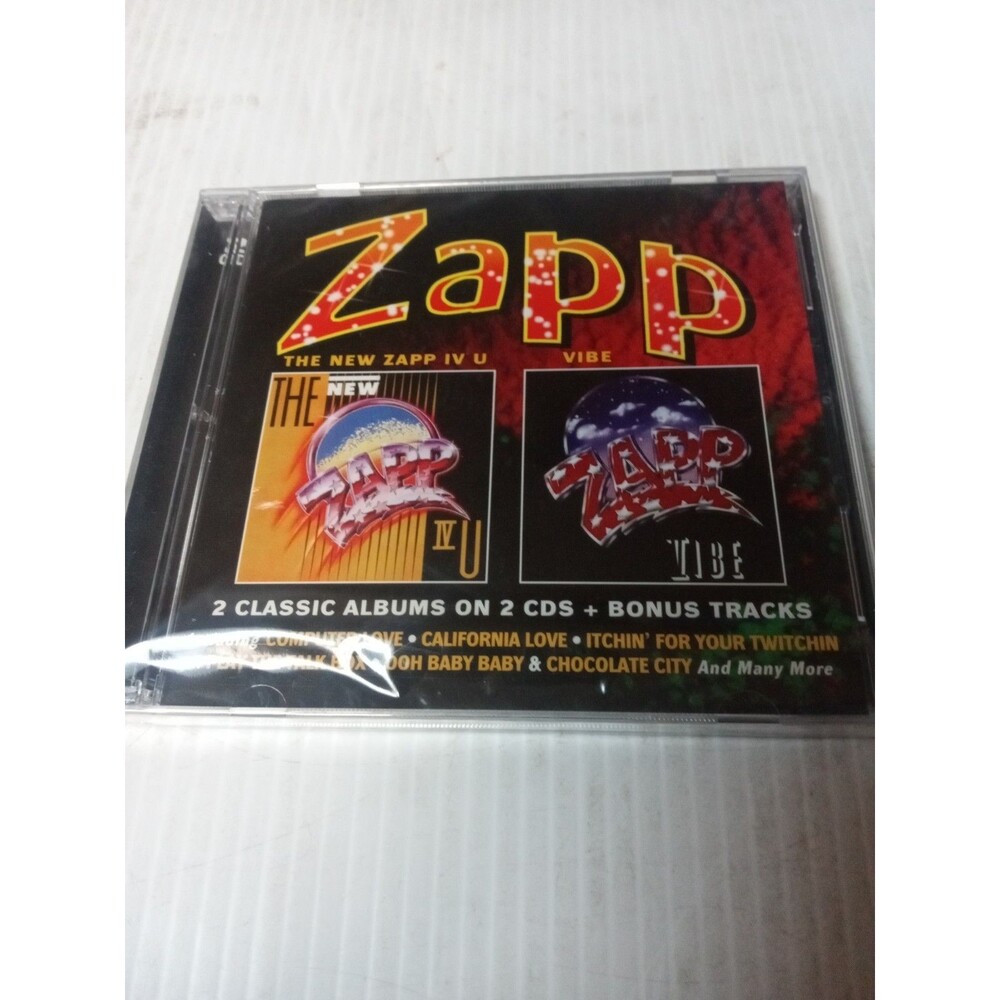 ZAPP - THE NEW ZAPP IV U / VIBE (2 CD) New Sealed